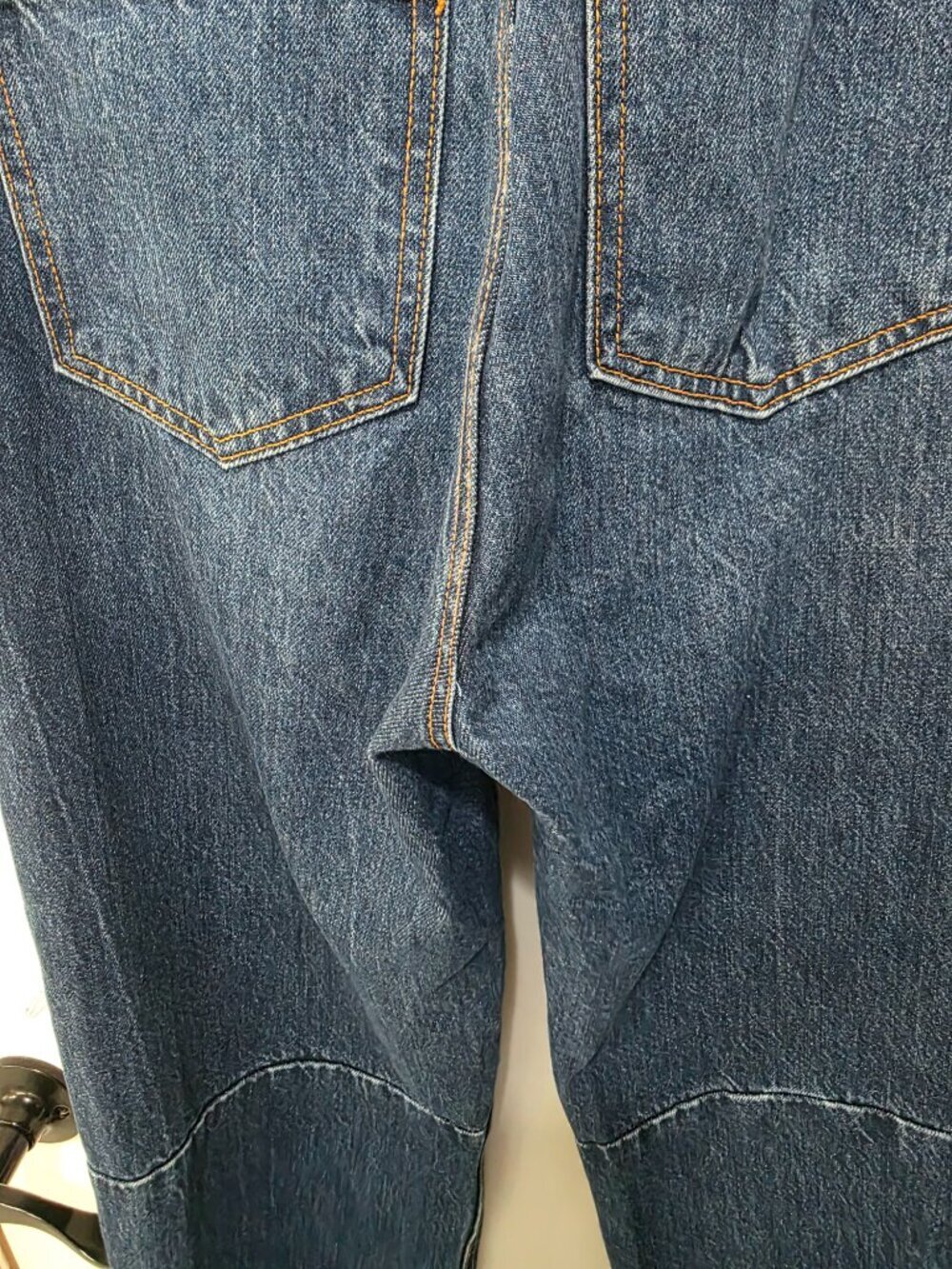 Revice Patchwork Jeans Women’s Size 28 Made in USA Straight Leg High Rise - Picture 12 of 14